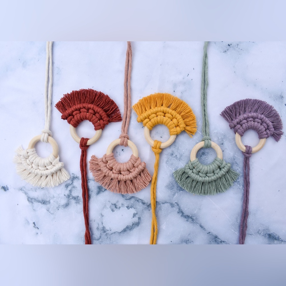 Macrame Car Charm Wall Hangings